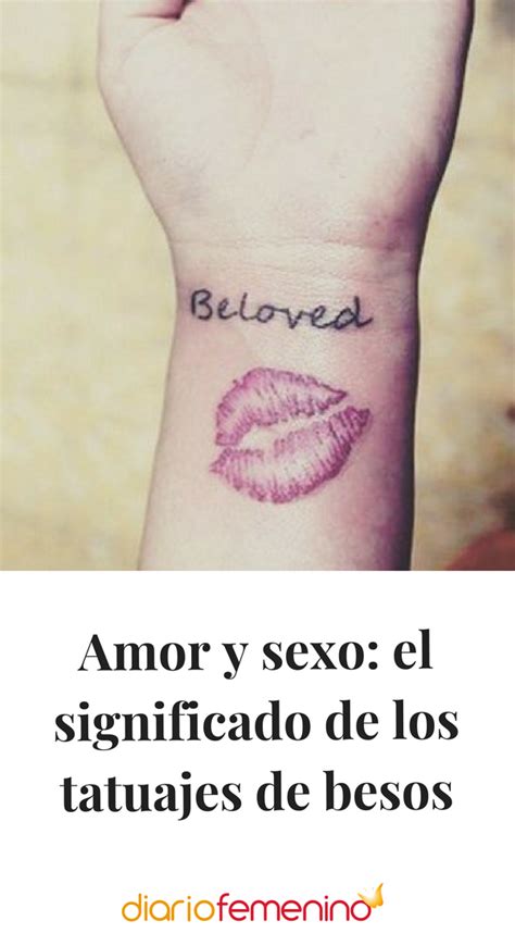 Amor y sexo: el significado de los tatuajes de besos